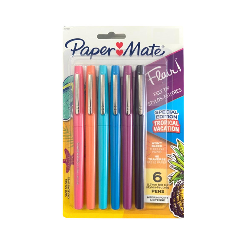 Micropuntas Paper Mate Flair x 6
