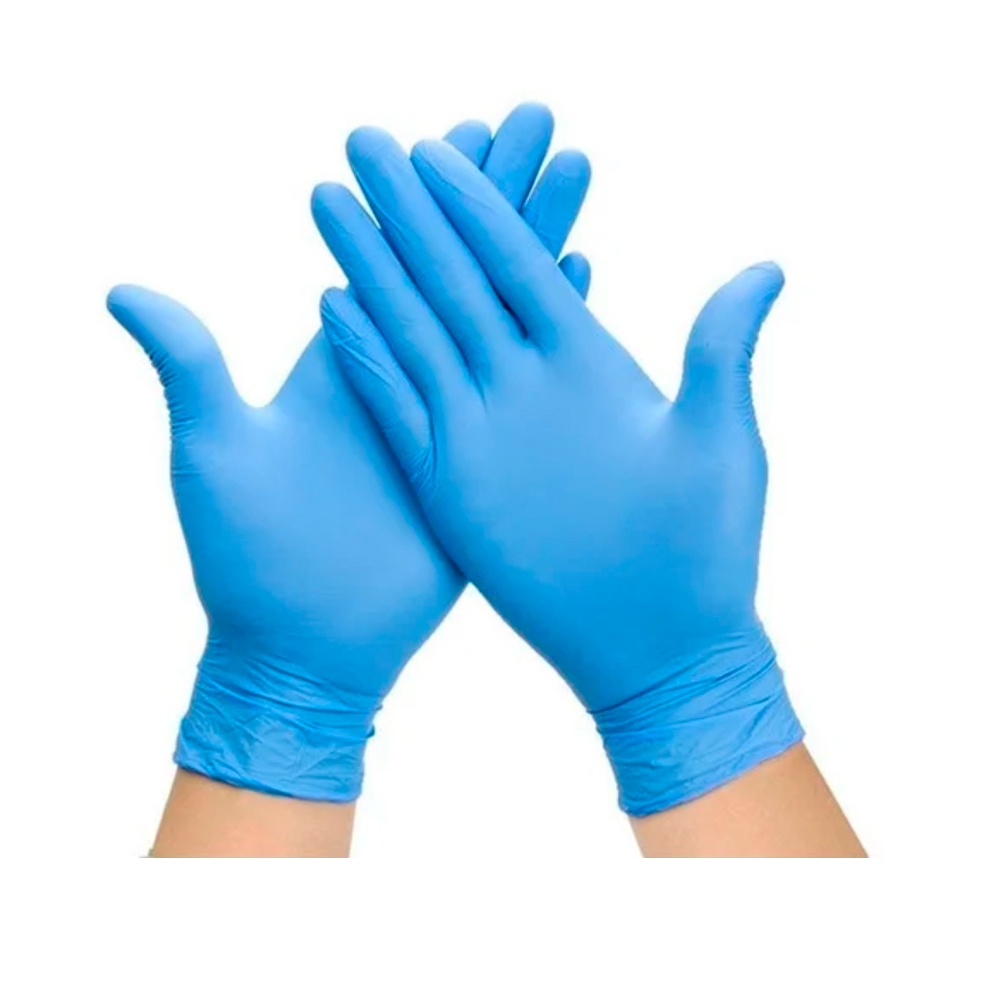 Guantes Exámen de Nitrilo Azules x 100 ud